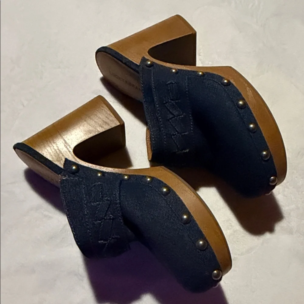Lucky Brand Women's Denim Blue Mules - Picture 5 of 10